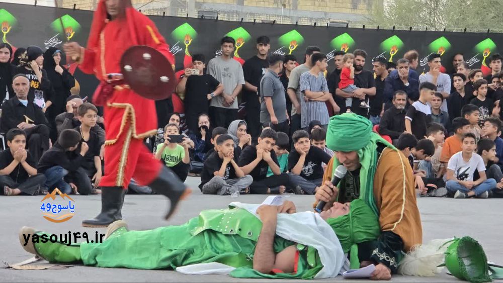 گزارش تصویری | شکوه آیین سنتی خیمه‌سوزان در شهر سوق