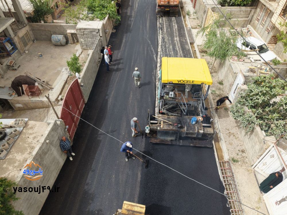 اقدامات عمرانی جدید شهرداری یاسوج