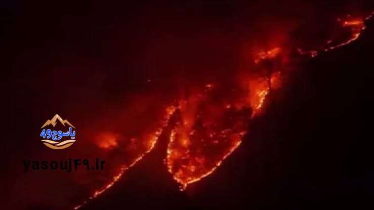 نبرد با شعله‌ها در ایدنک و آبرزگه/ وزش باد مانع مهار آتش‌ شد