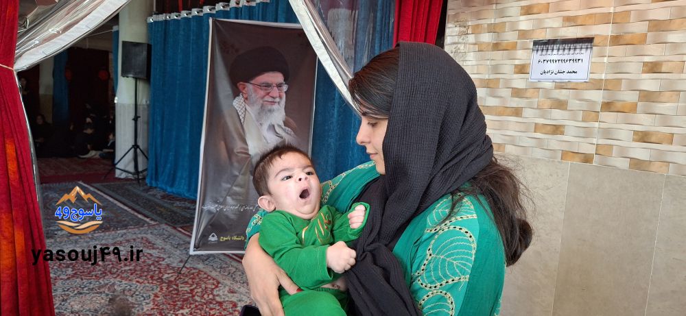 لالایی عاشورایی مادران در مسجدالنبی یاسوج