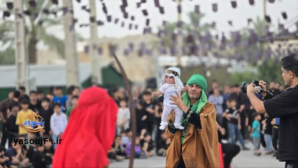 گزارش تصویری | شکوه آیین سنتی خیمه‌سوزان در شهر سوق