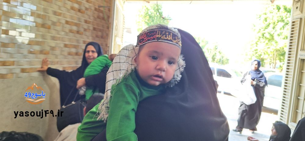 لالایی عاشورایی مادران در مسجدالنبی یاسوج