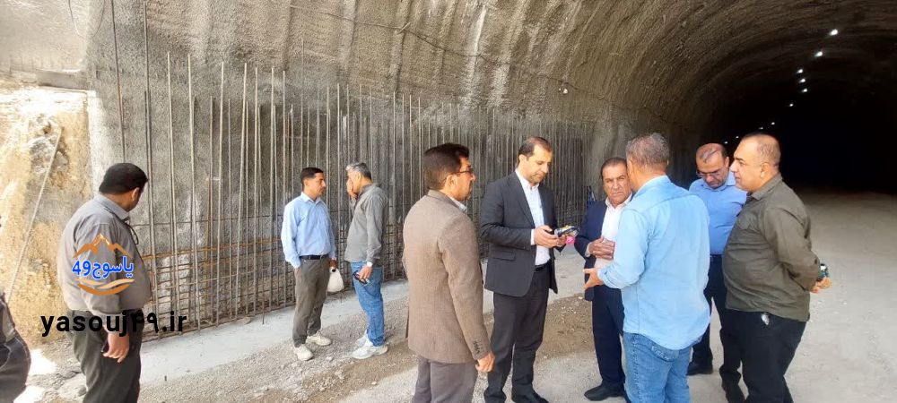 فرماندار دنا: پیشرفت چشمگیر تونل‌های سی‌سخت؛ ورودی و خروجی‌ها بدون وقفه در حال اجراست
