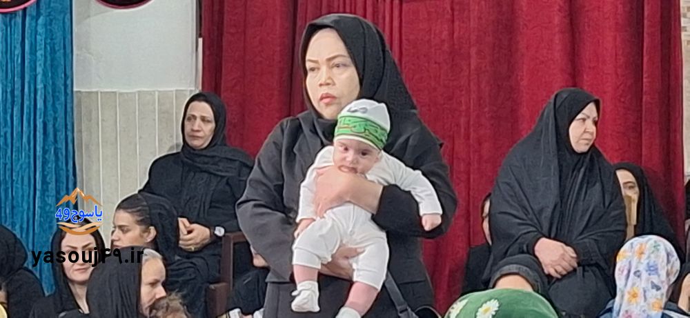 لالایی عاشورایی مادران در مسجدالنبی یاسوج