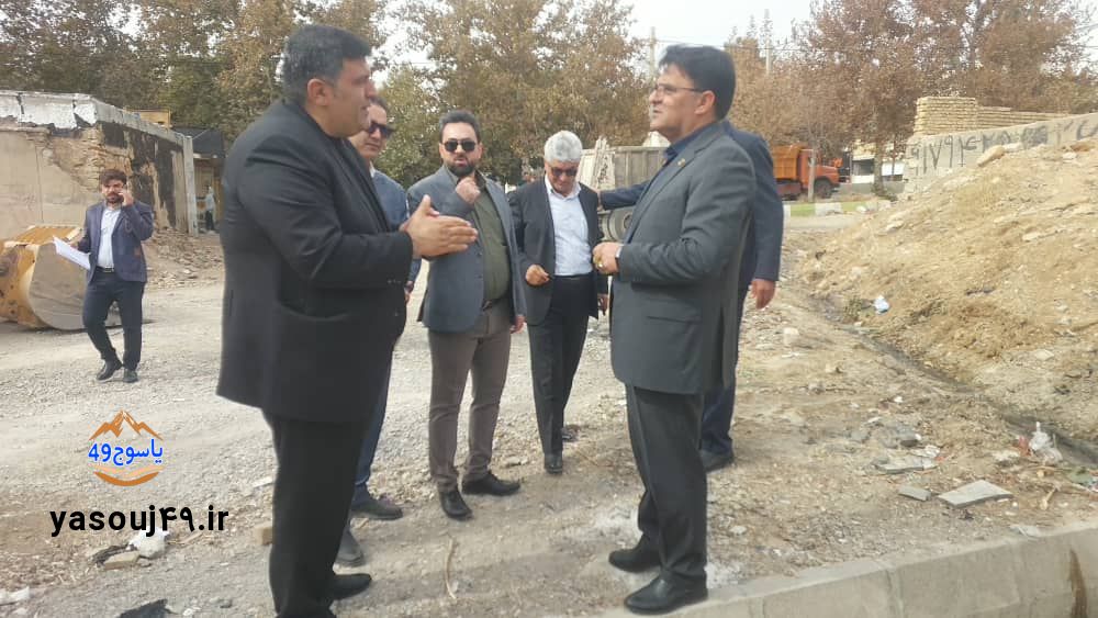 تعریض خیابان جمهوری یاسوج