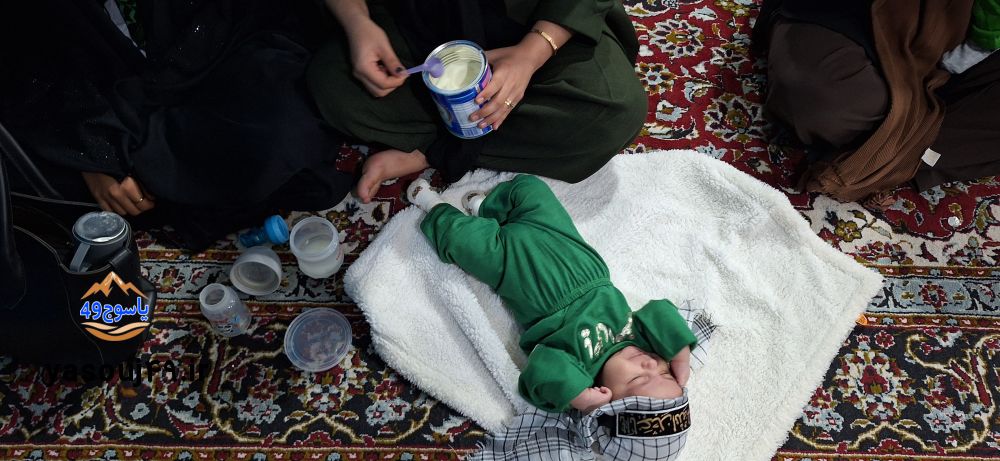 لالایی عاشورایی مادران در مسجدالنبی یاسوج