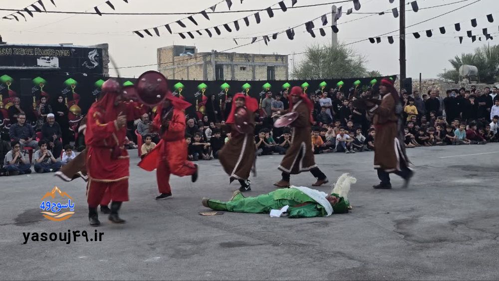 گزارش تصویری | شکوه آیین سنتی خیمه‌سوزان در شهر سوق