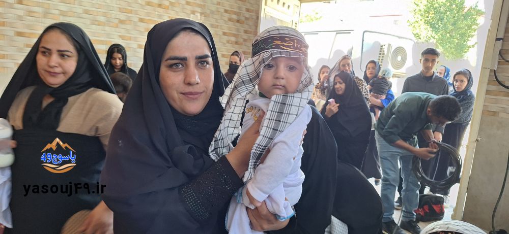 لالایی عاشورایی مادران در مسجدالنبی یاسوج