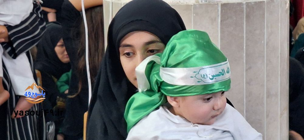 لالایی عاشورایی مادران در مسجدالنبی یاسوج
