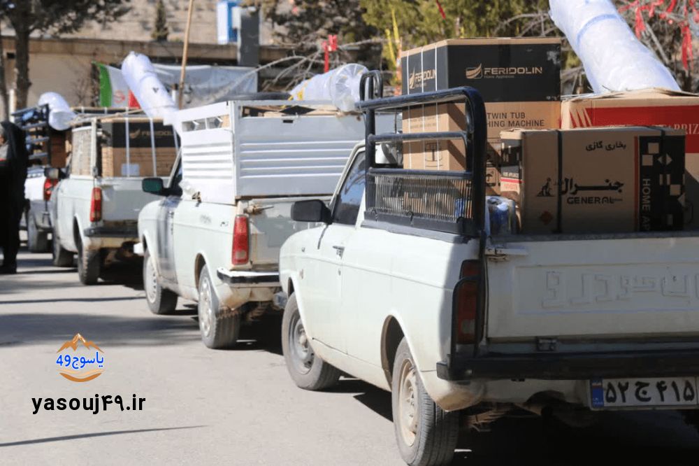 اهدای جهیزیه و لوازم گرمایشی به زوج‌های جوان و خانواده‌های نیازمند+عکس 