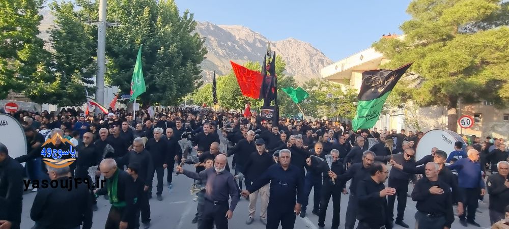 مراسم عزاداری عصر تاسوعای حسینی در سی‌سخت