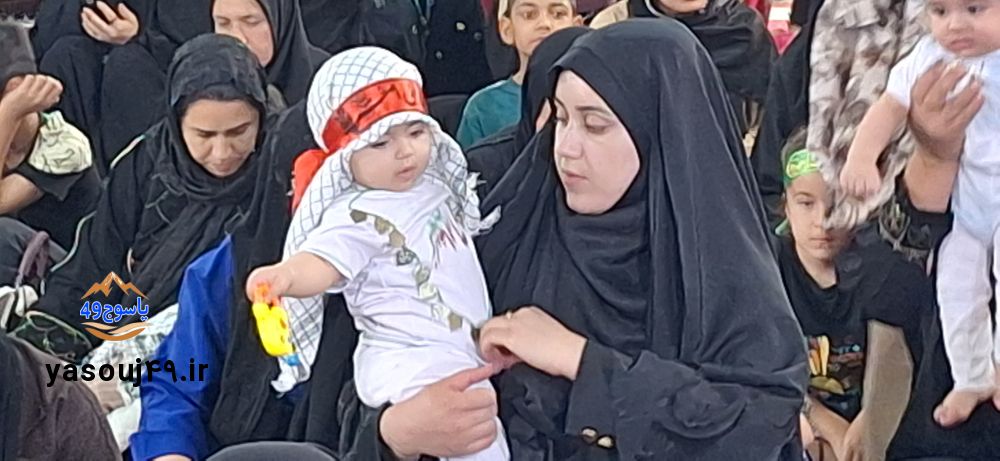 لالایی عاشورایی مادران در مسجدالنبی یاسوج