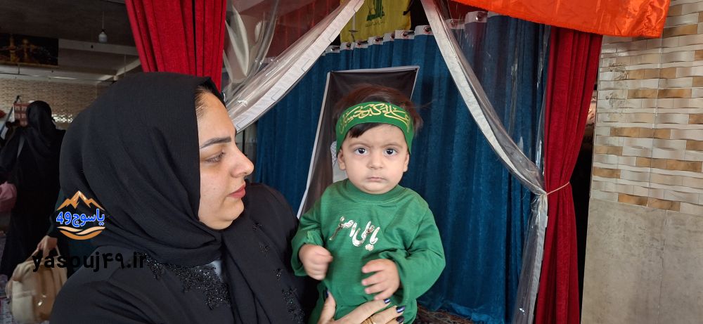 لالایی عاشورایی مادران در مسجدالنبی یاسوج