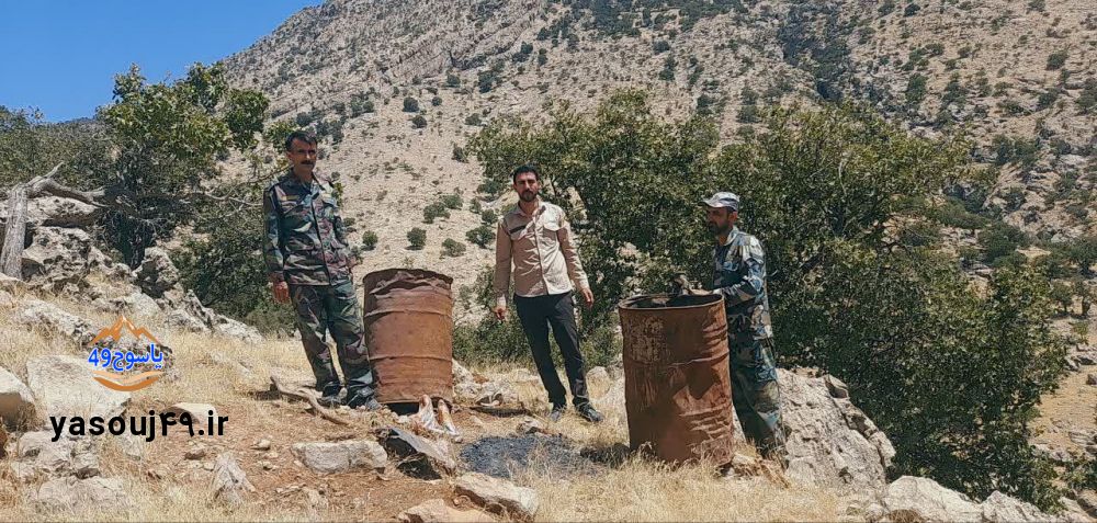 مقابله با سوداگران طبیعت در کوه های لوداب