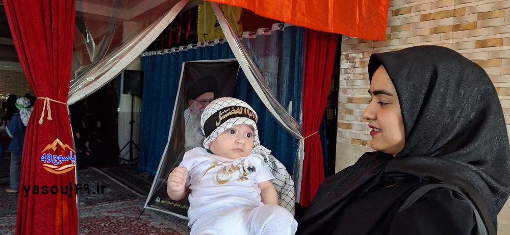 لالایی عاشورایی مادران در مسجدالنبی یاسوج
