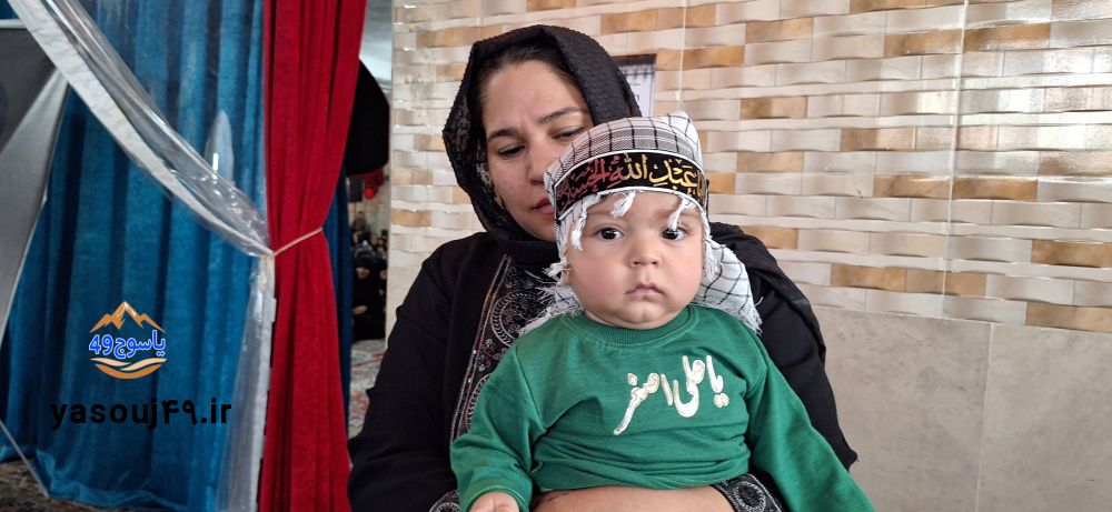 لالایی عاشورایی مادران در مسجدالنبی یاسوج