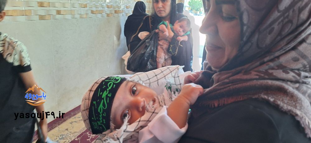 لالایی عاشورایی مادران در مسجدالنبی یاسوج