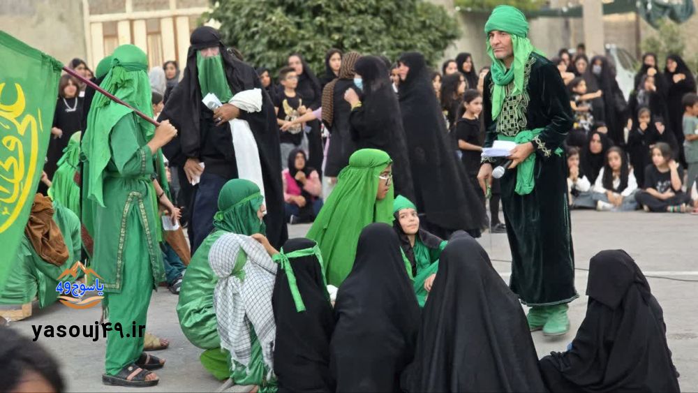 گزارش تصویری | شکوه آیین سنتی خیمه‌سوزان در شهر سوق