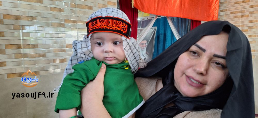 لالایی عاشورایی مادران در مسجدالنبی یاسوج