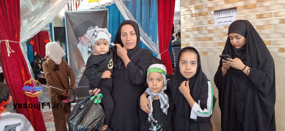 لالایی عاشورایی مادران در مسجدالنبی یاسوج