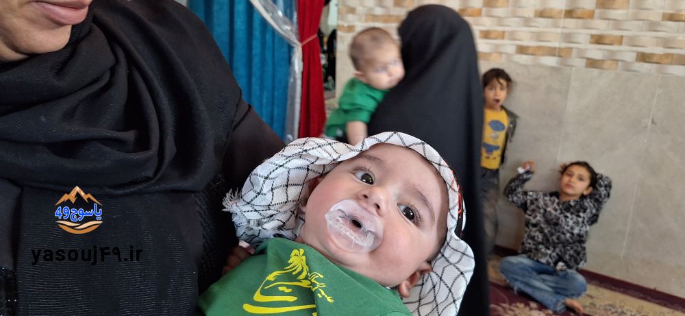 لالایی عاشورایی مادران در مسجدالنبی یاسوج