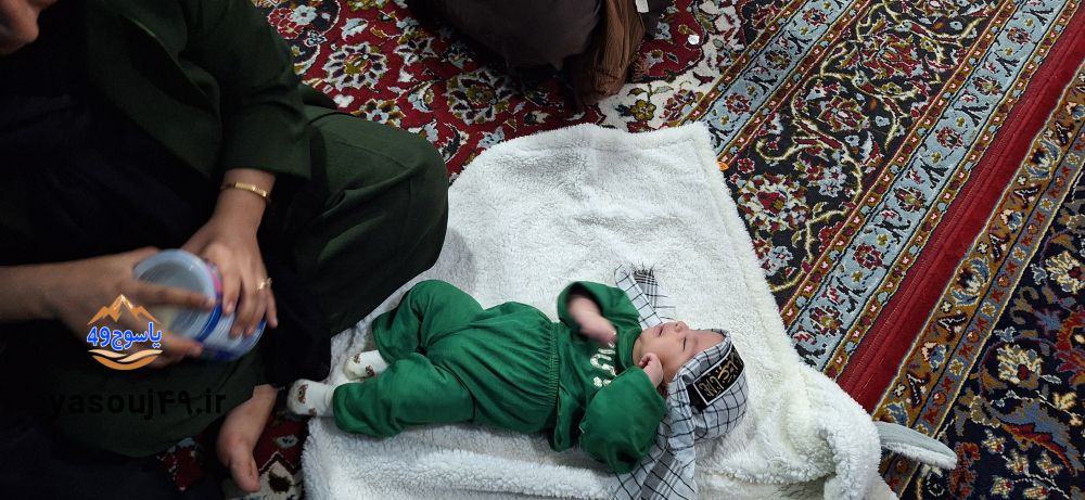 لالایی عاشورایی مادران در مسجدالنبی یاسوج