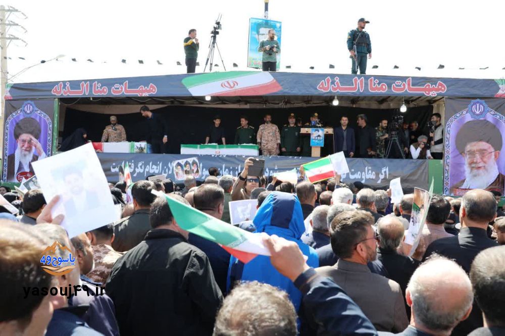 تصاویر | پیکر شهید امین اورنگ و شهید علیرضا آزم تشییع شد