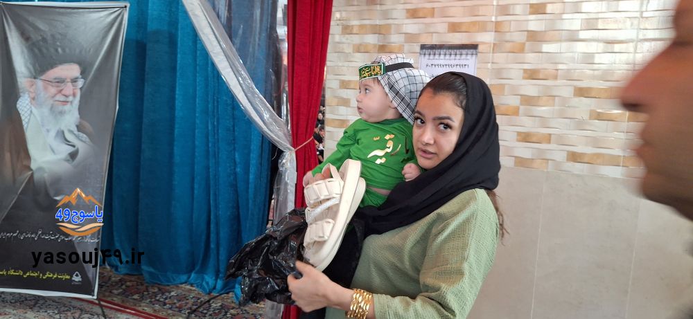 لالایی عاشورایی مادران در مسجدالنبی یاسوج