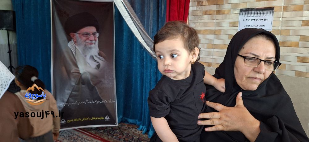 لالایی عاشورایی مادران در مسجدالنبی یاسوج