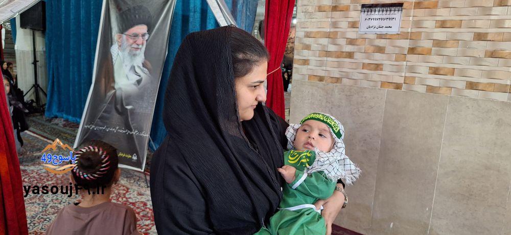 لالایی عاشورایی مادران در مسجدالنبی یاسوج